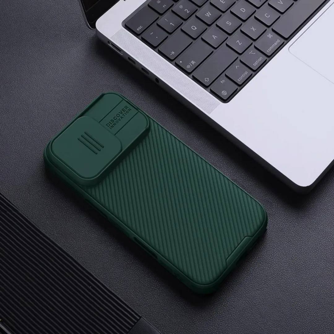 Nillkin CamShield Magnetisch Hoesje iPhone 16 Pro - Groen