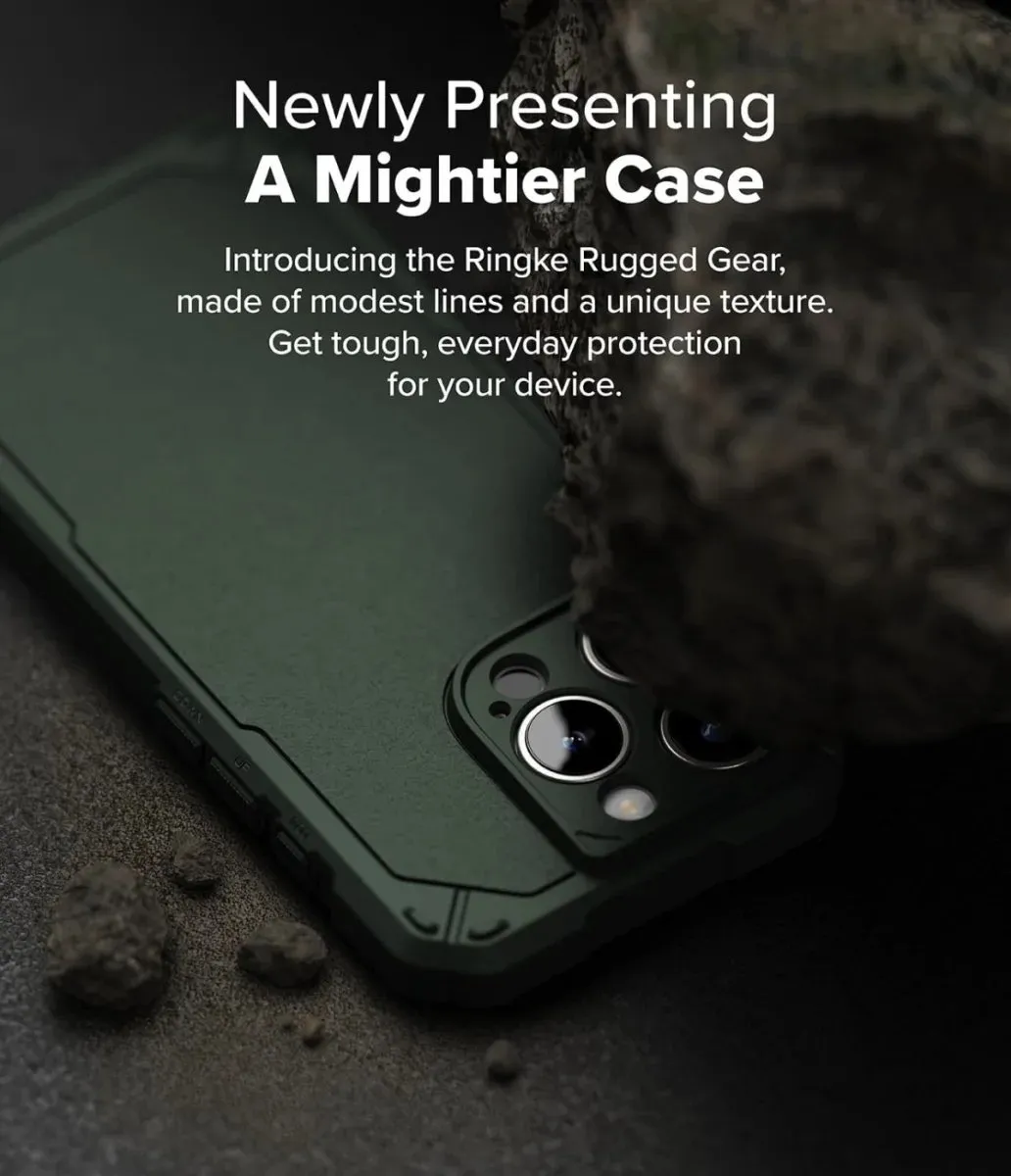 Ringke Rugged Gear Magnetic Hoesje iPhone 16 Pro Max - Groen