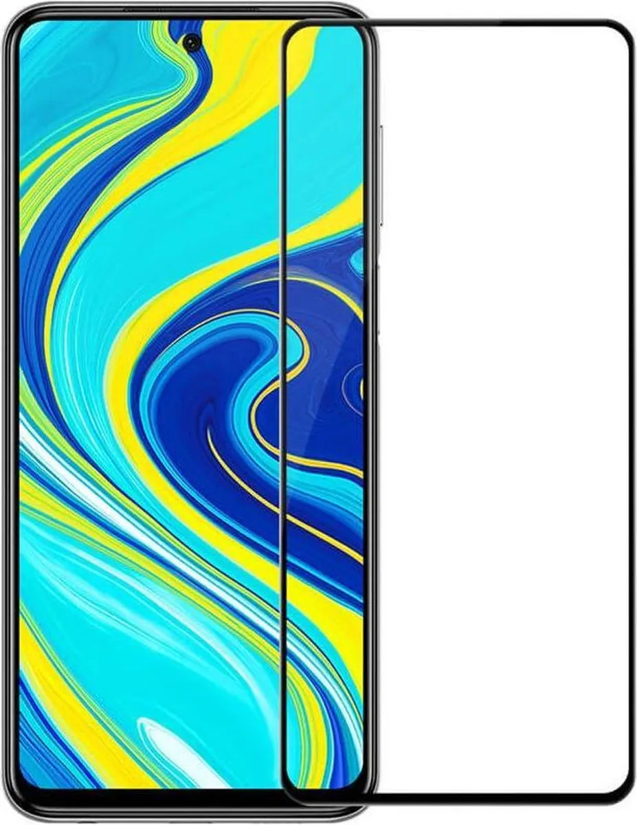 Nillkin Xiaomi Redmi Note 9 Pro Anti-Explosie Schermbeschermer - Zwart - afbeelding 2 van 5