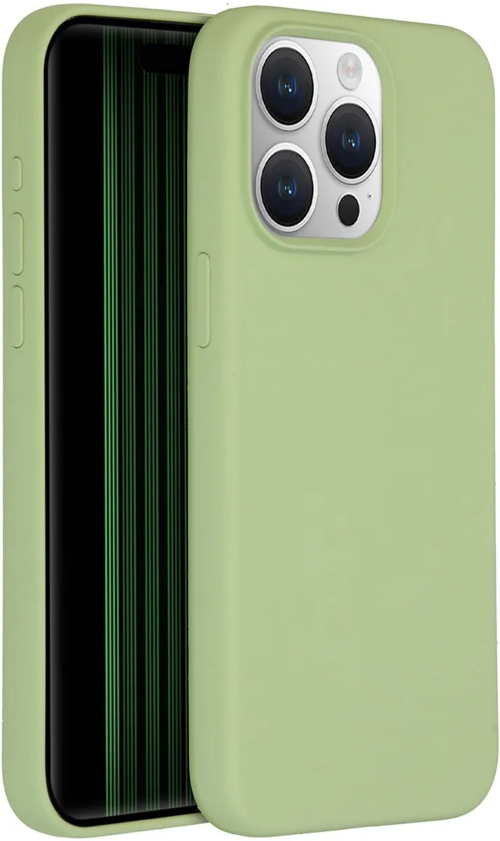 Accezz Hoesje iPhone 15 Pro Max - Groen - MagSafe