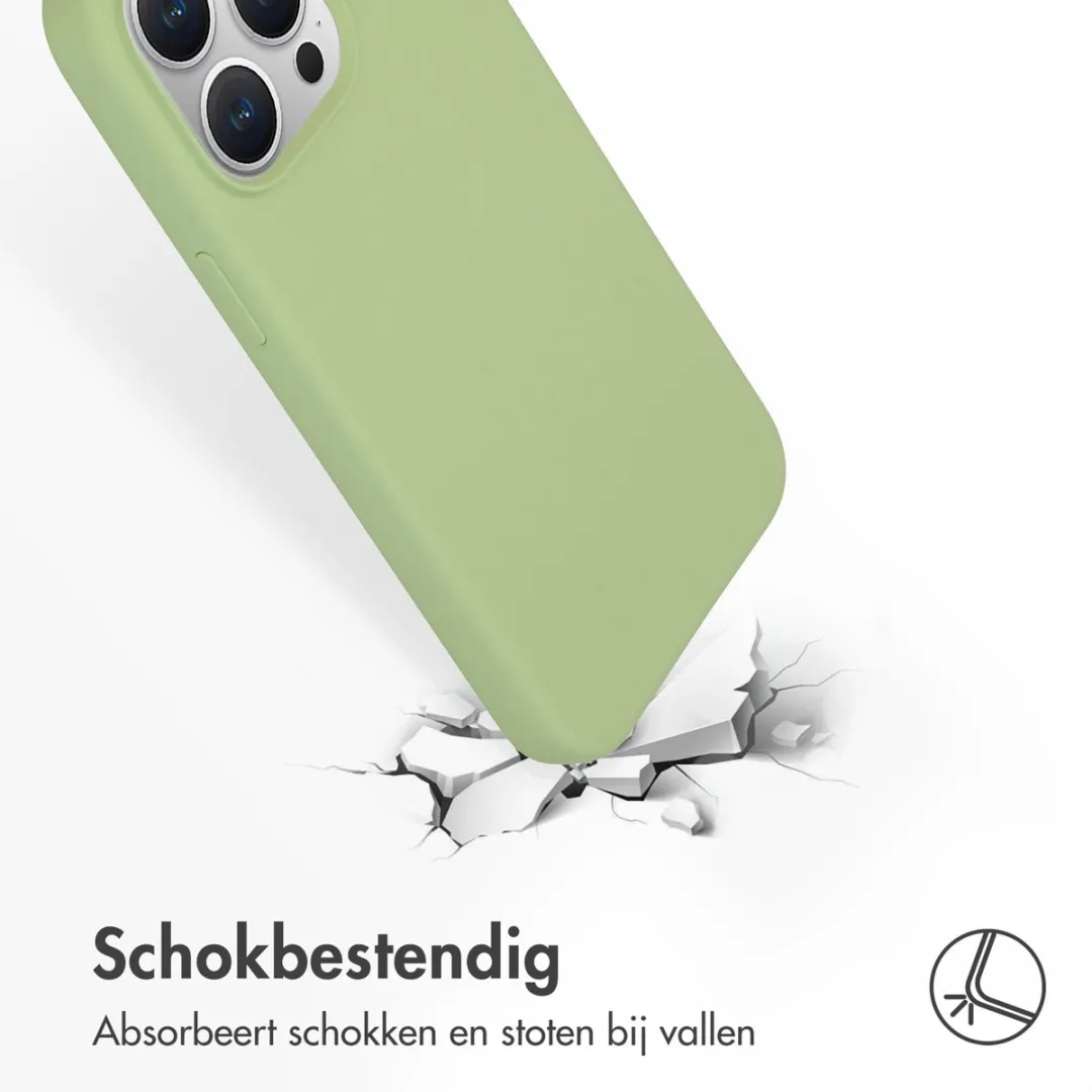 Accezz Hoesje iPhone 15 Pro Max - Groen - MagSafe