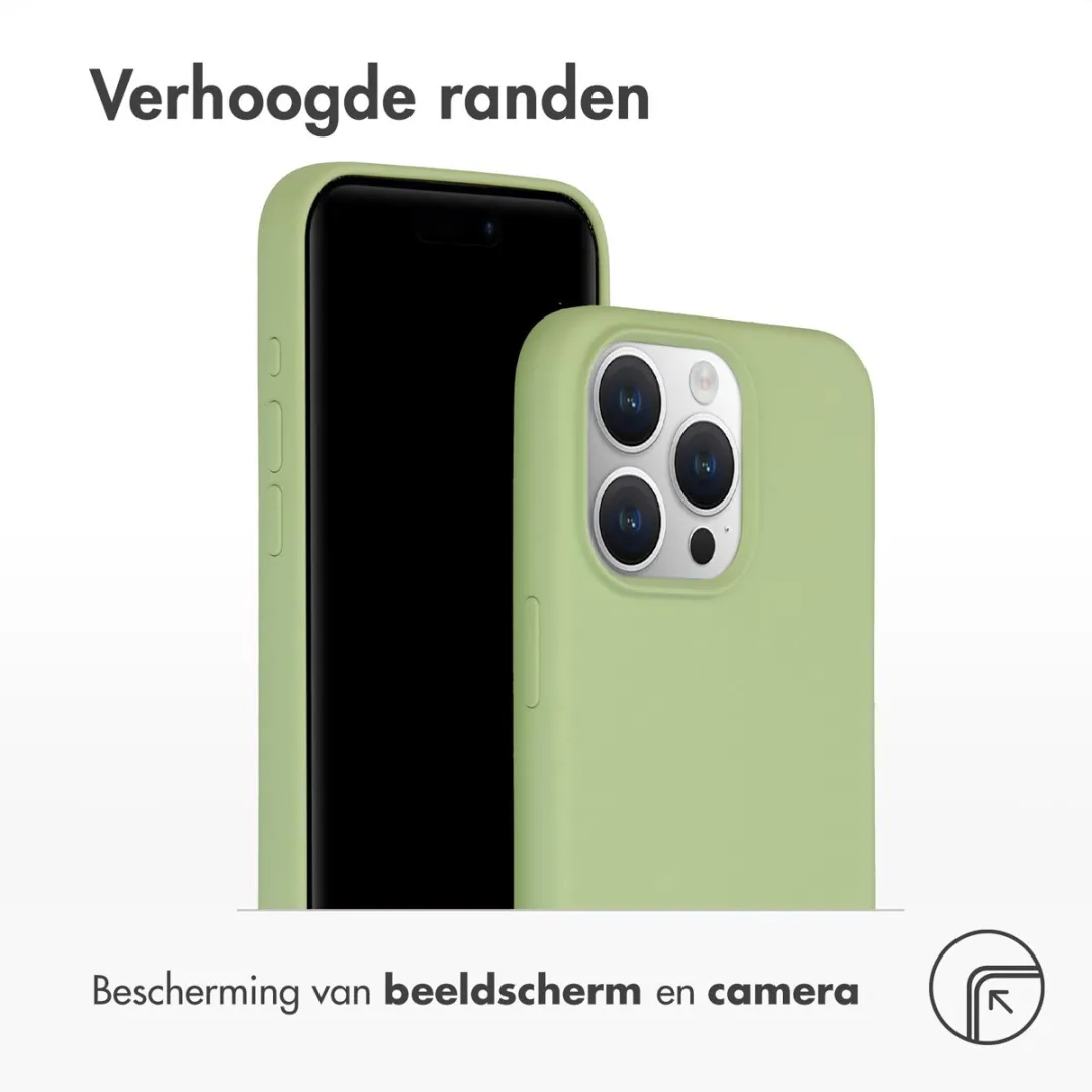 Accezz Hoesje iPhone 15 Pro Max - Groen - MagSafe