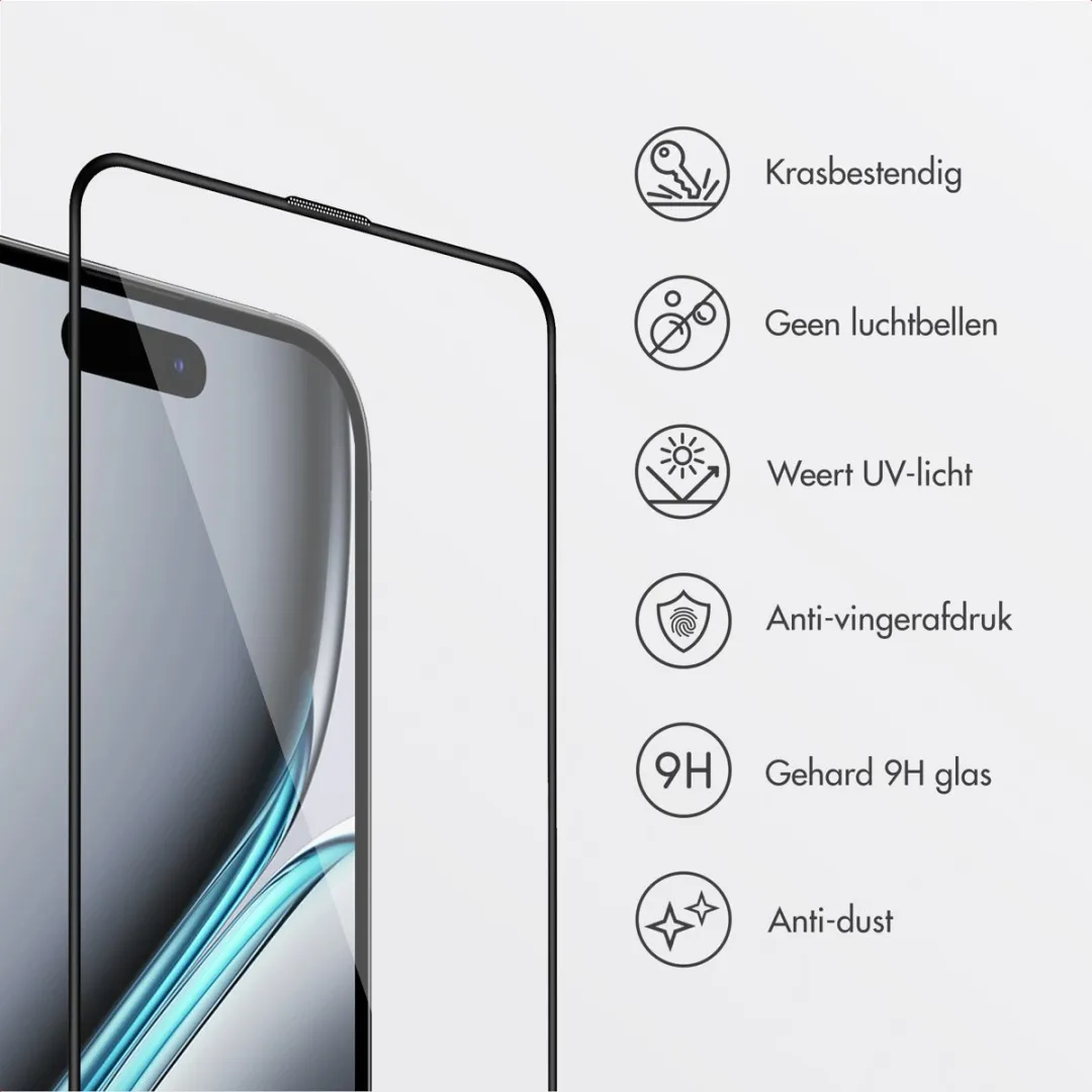 Accezz Screenprotector iPhone 17 - Glas - Anti-stof applicator