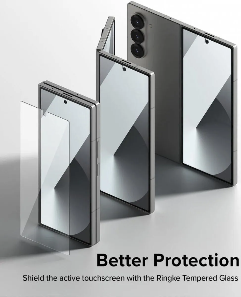 Ringke Galaxy Z Fold 6 Display Cover 9H - 2 Stuks - afbeelding 6 van 6