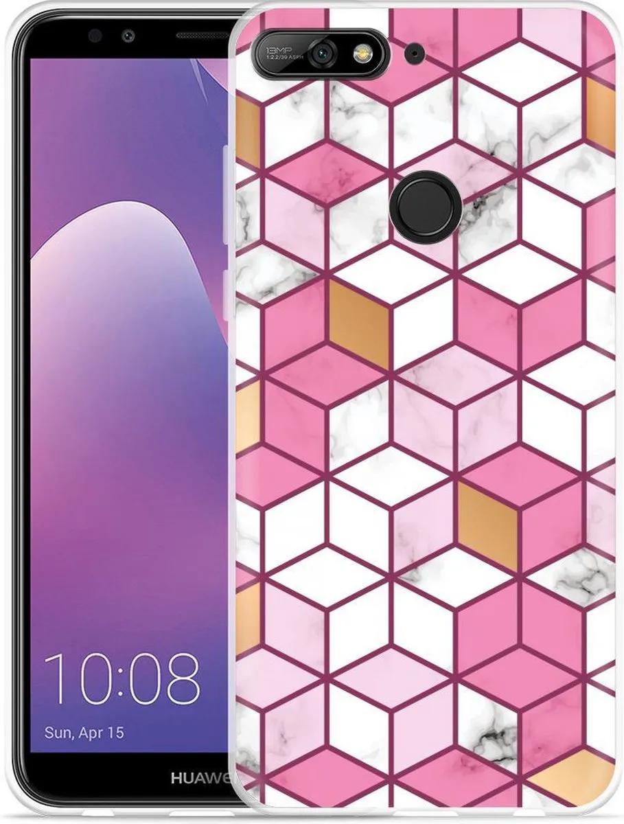 Just in Case Huawei Y7 2018 Hoesje 882225 - Multi Color