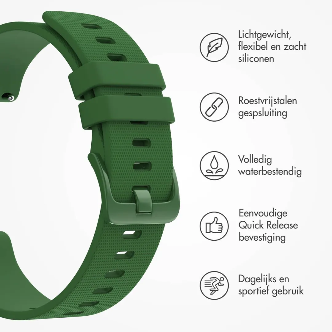 Imoshion Siliconen Sportband SH00076283 - 22mm - Donkergroen