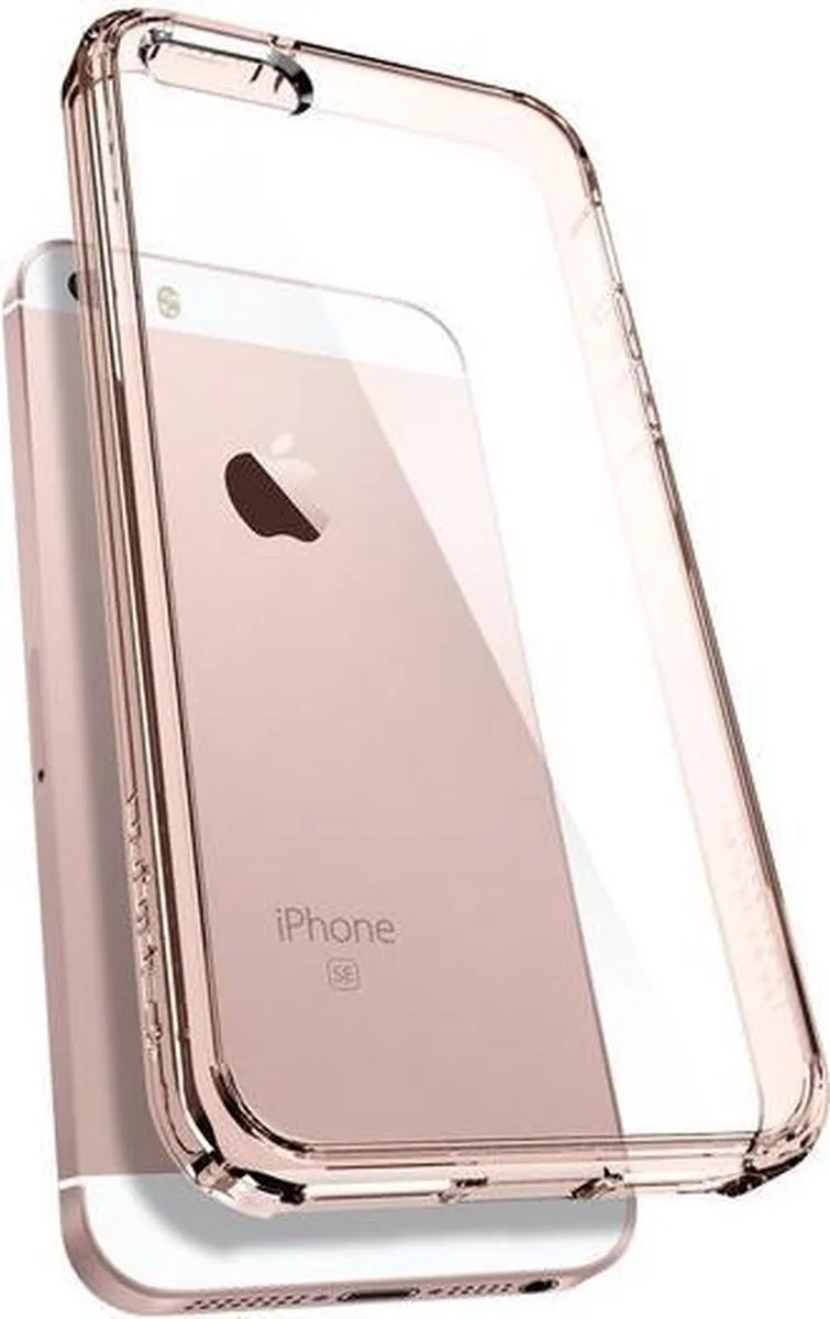 Spigen Ultra Hybrid iPhone 5/5s/SE 2016 Roze Hoesje - 041CS20172