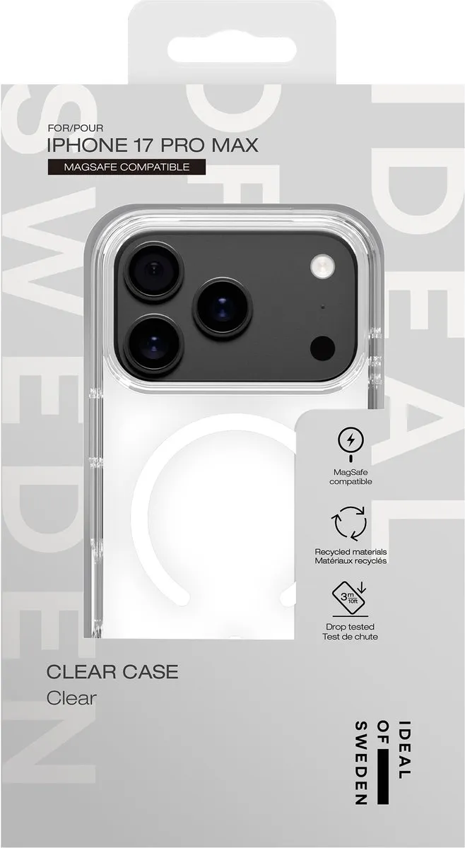 iDeal of Sweden Clear Case iPhone 17 Pro Max - Transparant - IDCLCMS-I2567P-471