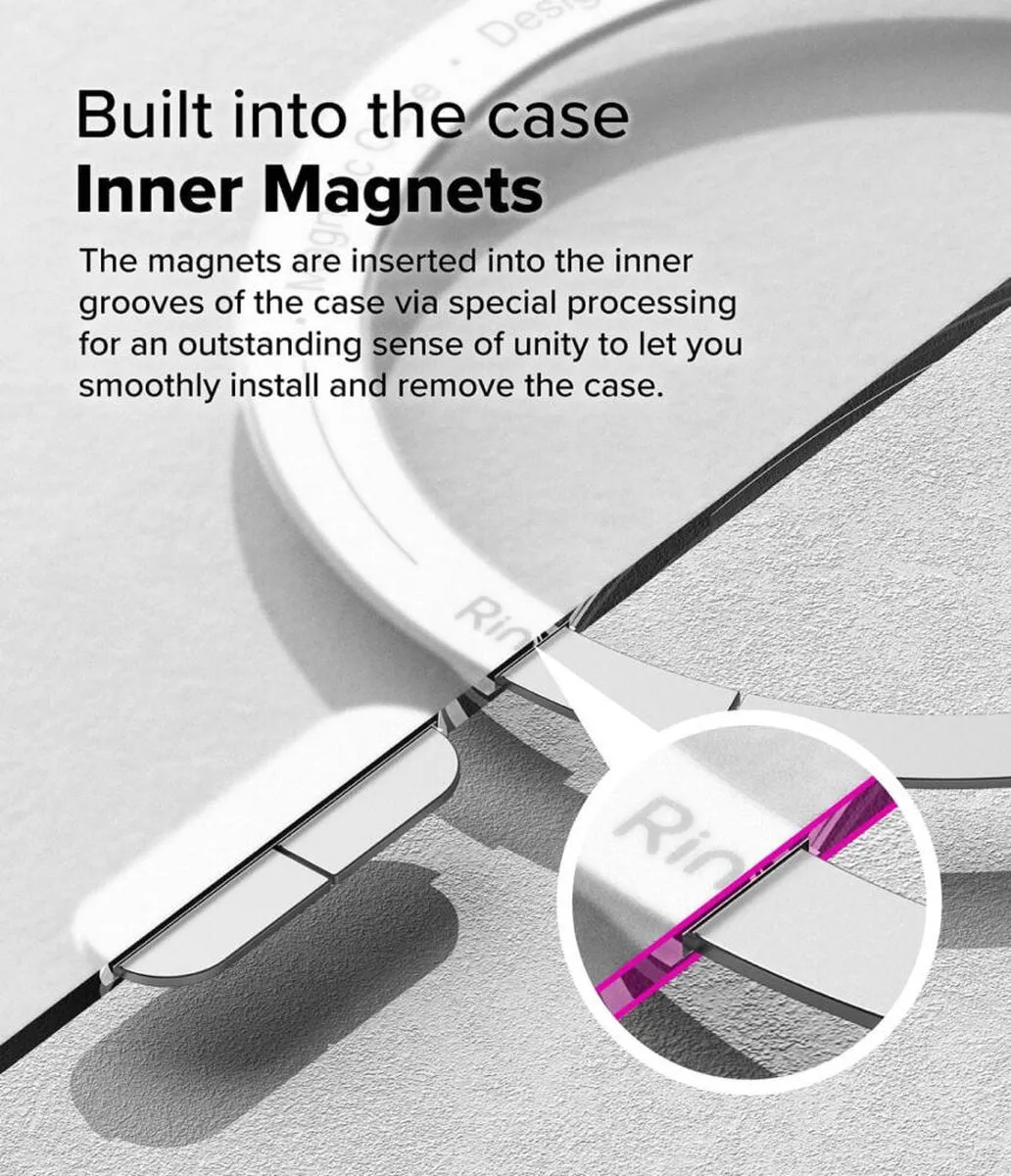 Ringke Fusion Magnetic Hoesje iPhone 16 Pro Max - Matte Transparant