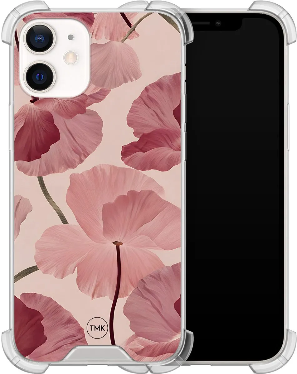 Casevibes iPhone 12 Mini Shockproof Hoesje - Roze - A/i12m/S/004