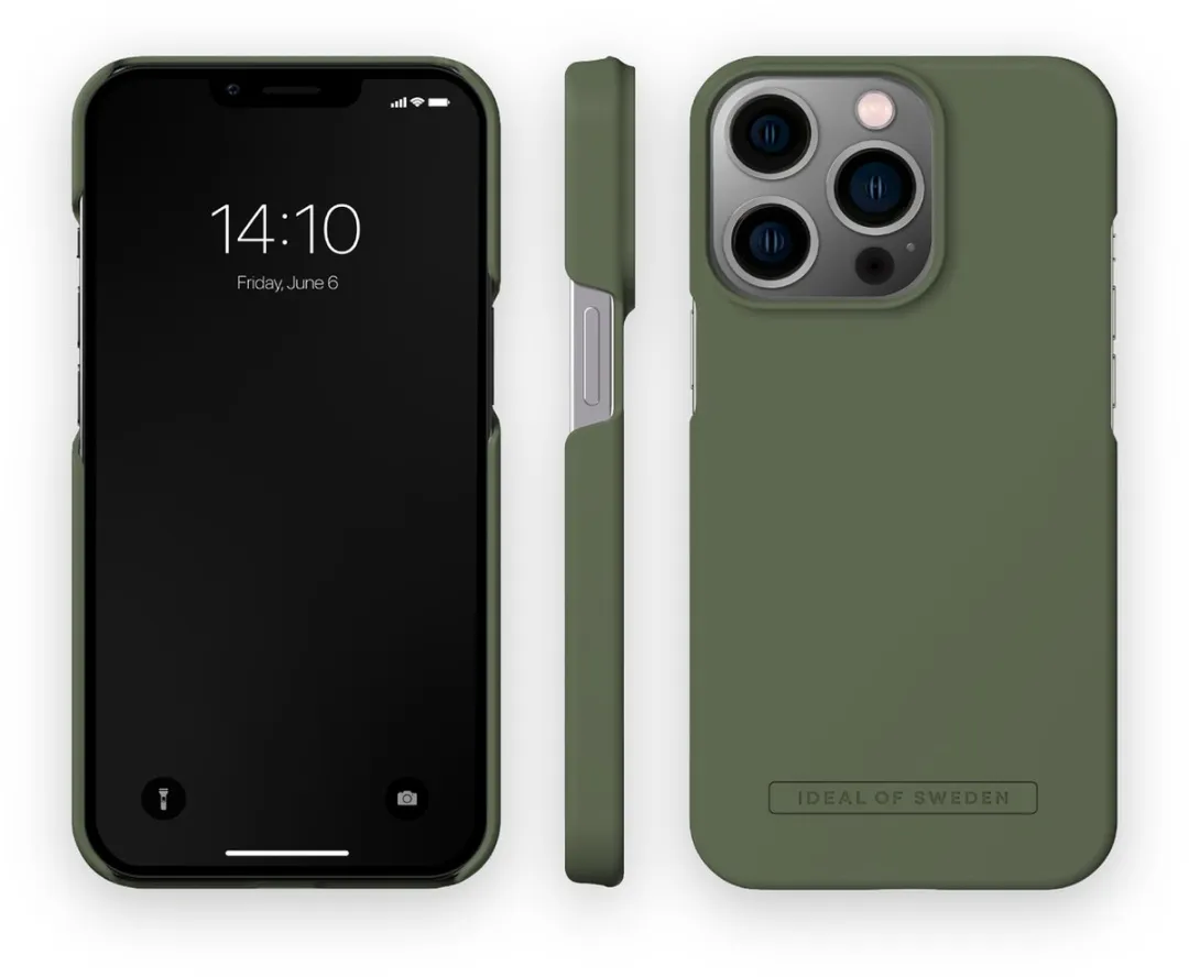 iDeal of Sweden Fashion Case Seamless iPhone 13 Pro - Khaki - afbeelding 2 van 2