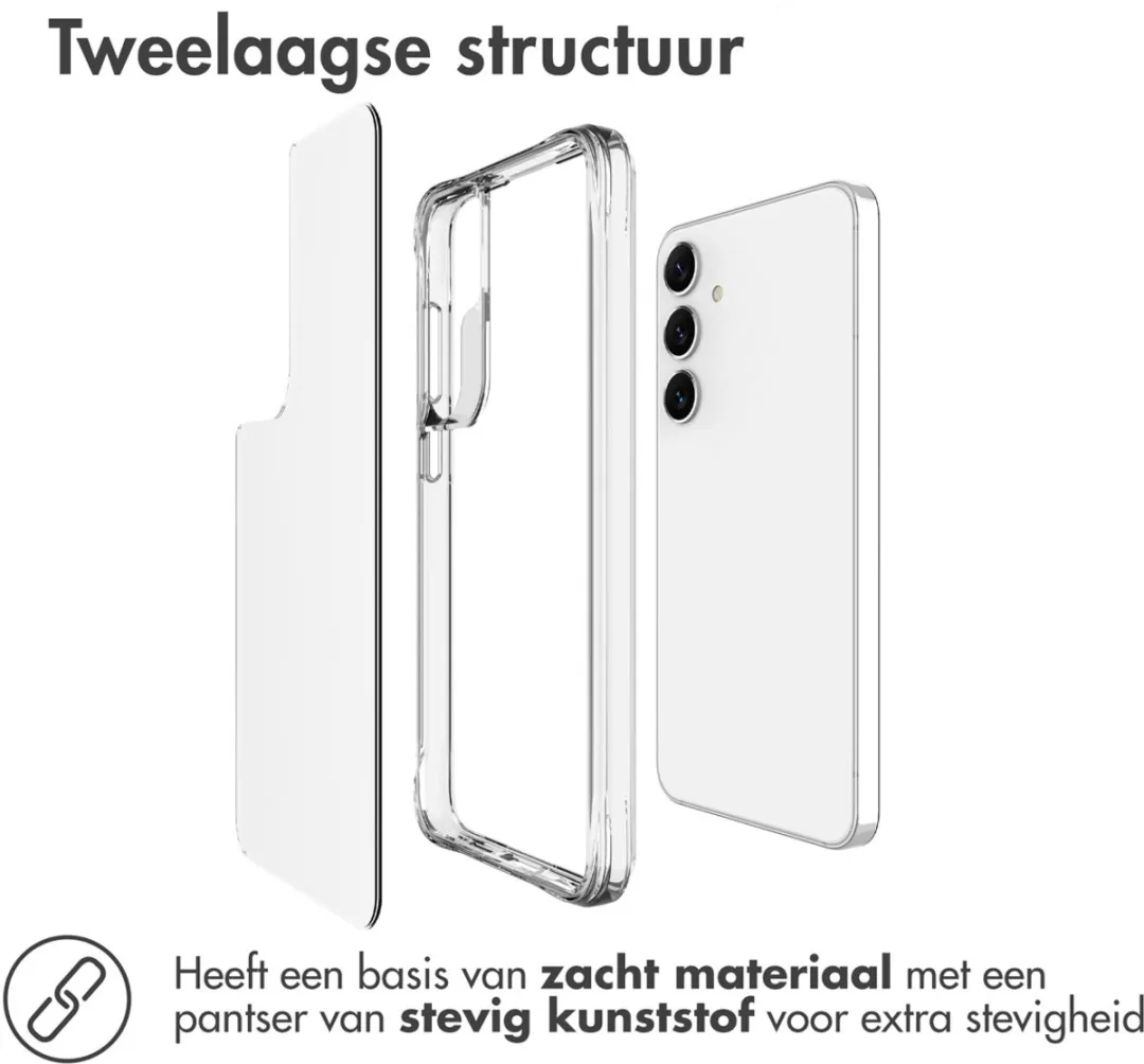 imosHion Hoesje Samsung Galaxy S25 - Transparant