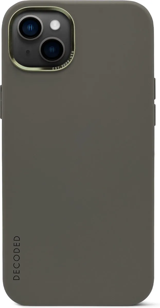Decoded D23IPO14MBCS9OE Siliconen Back Cover - iPhone 14 Plus - Olive