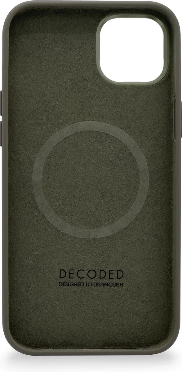 Decoded D23IPO14MBCS9OE Siliconen Back Cover - iPhone 14 Plus - Olive