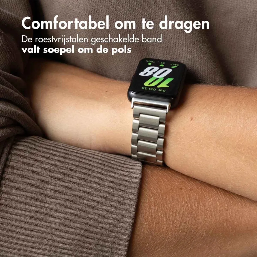 Imoshion Stalen Bandje Samsung Galaxy Fit 3 - Zilver
