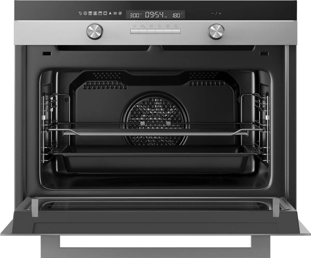 Inventum IMC6150RK Inbouw Combi-oven 50L - 900W Magnetron - Zwart/RVS