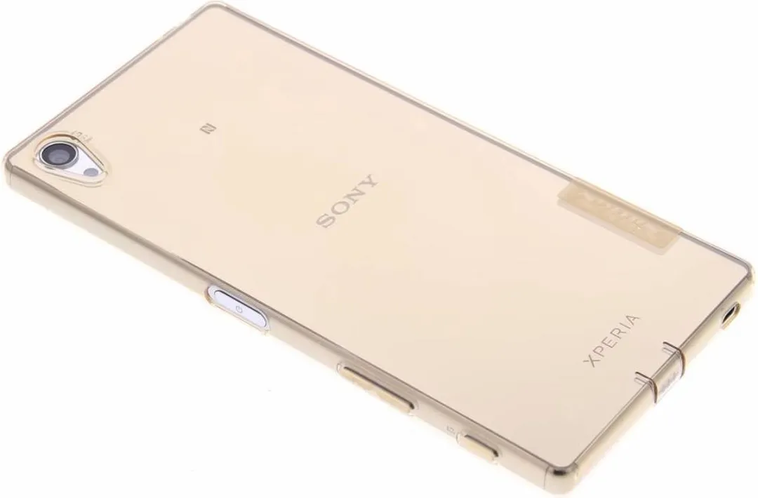 Nillkin Nature TPU Hoes Sony Xperia Z5 Premium - Lichtbruin