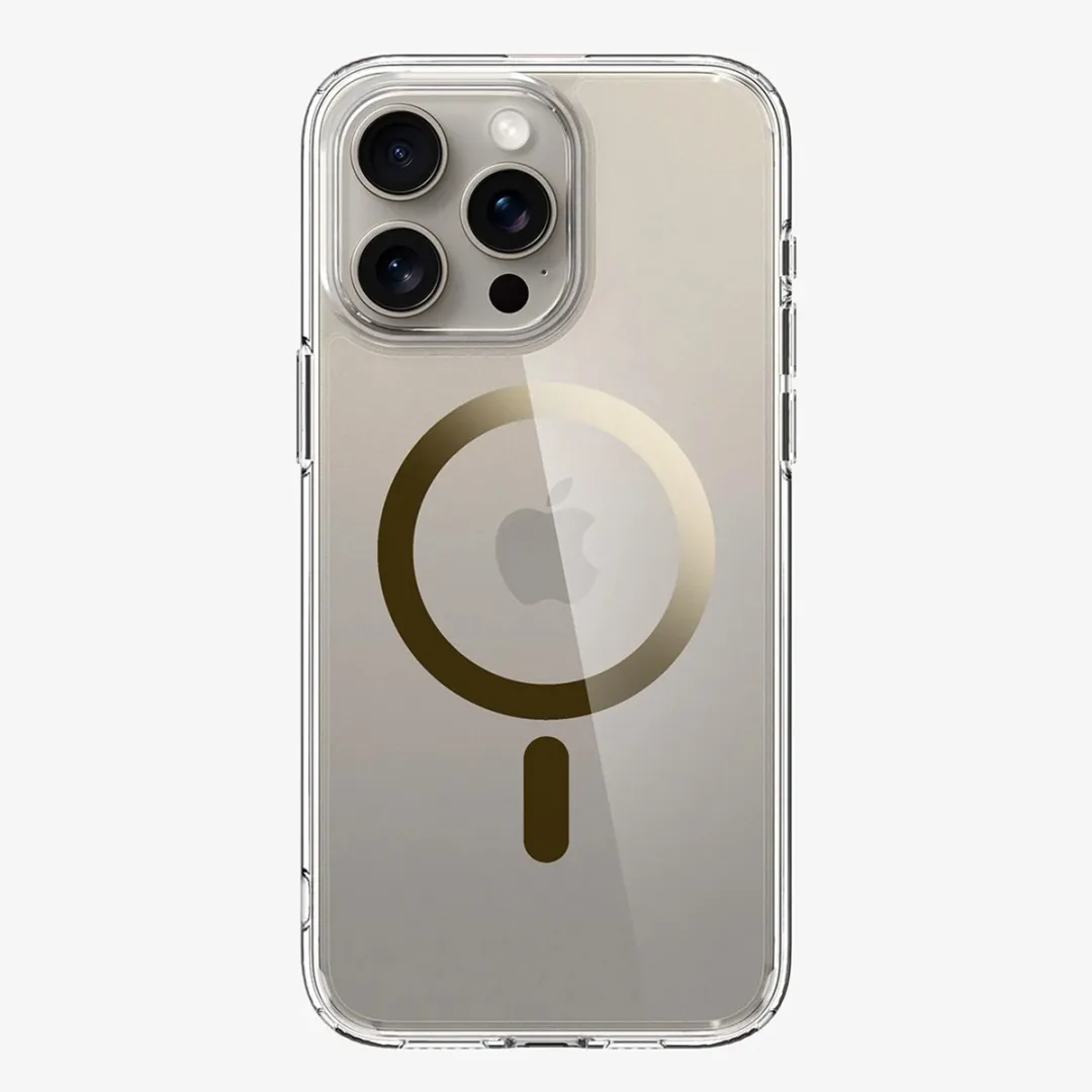 Spigen Ultra Hybrid MagFit ACS06579 iPhone 15 Pro Max Hoesje - Goud