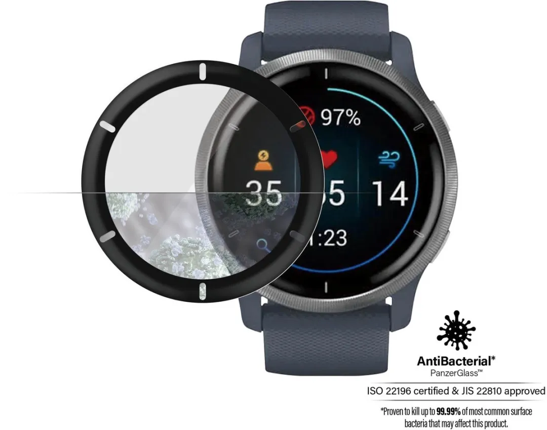 PanzerGlass Garmin Venu 2/Venu 2 Plus/Vivoactive 4 Schermbeschermer