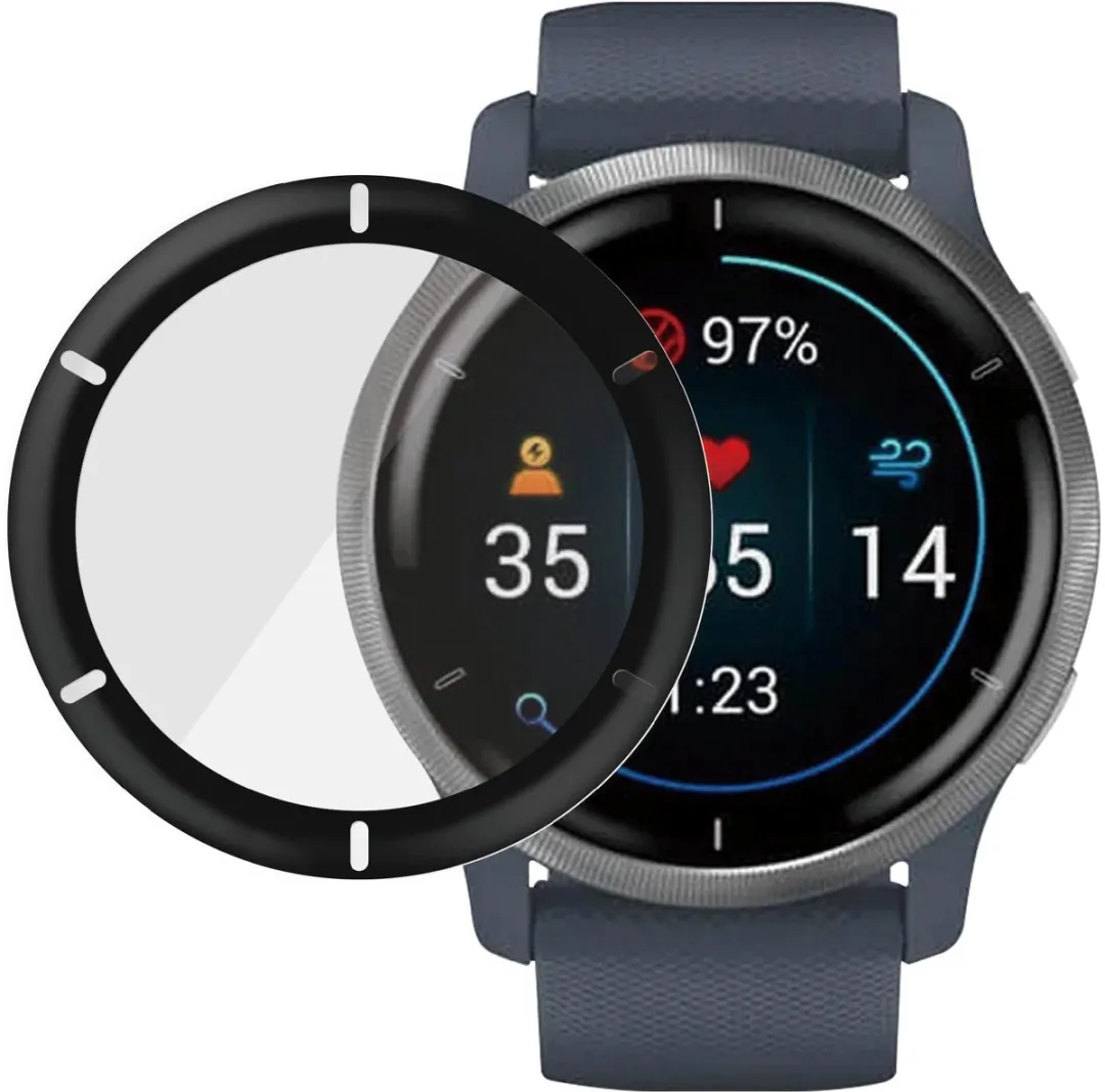 PanzerGlass Garmin Venu 2/Venu 2 Plus/Vivoactive 4 Schermbeschermer - Antibacterieel - Transparant - afbeelding 2 van 6