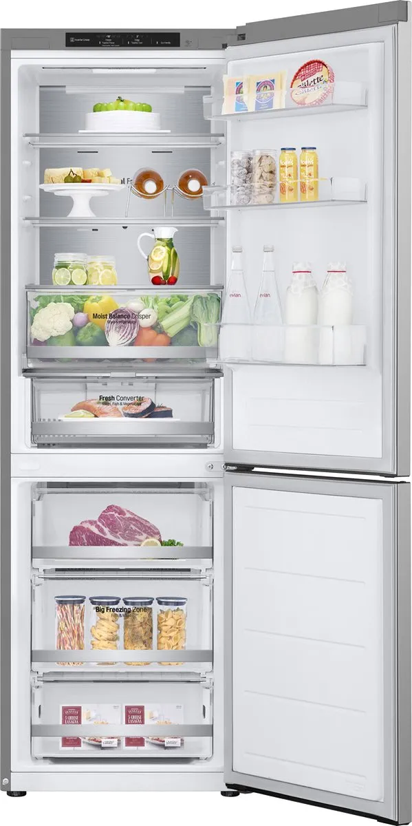 LG GBV5140DPY Koelvriescombinatie - 344L - Nofrost - Zilver