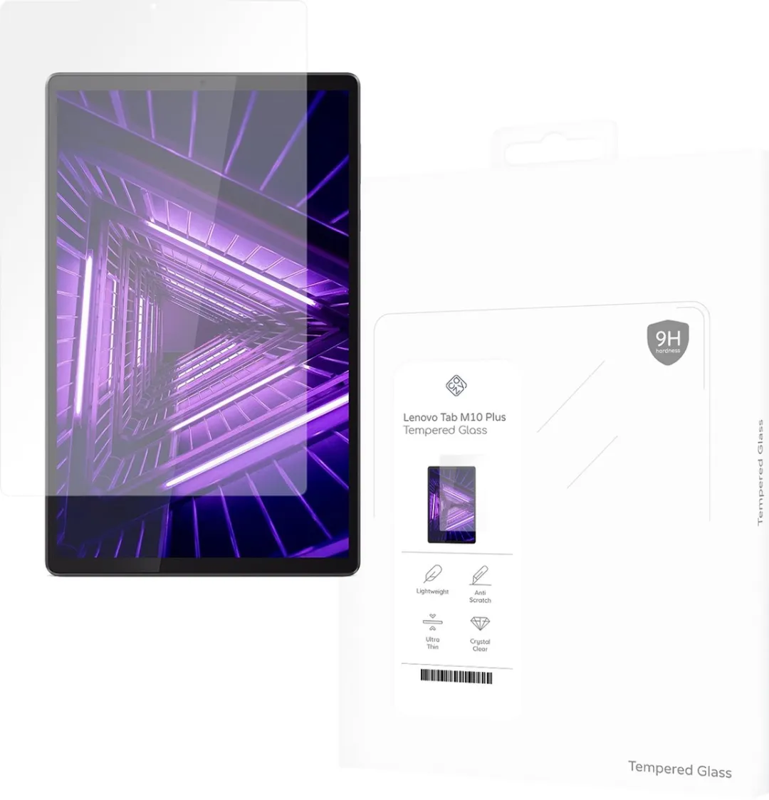 Just in Case Cazy Screenprotector Lenovo Tab M10 Plus - 8061249 - Transparant