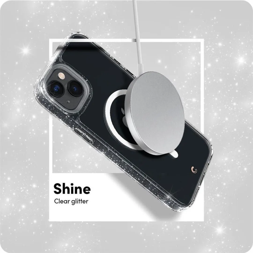 Spigen Cyrill Shine MagSafe Hoesje - iPhone 14 Plus - Transparant