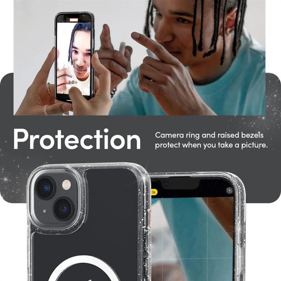 Spigen Cyrill Shine MagSafe Hoesje - iPhone 14 Plus - Transparant