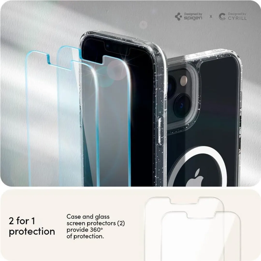 Spigen Cyrill Shine MagSafe Hoesje - iPhone 14 Plus - Transparant