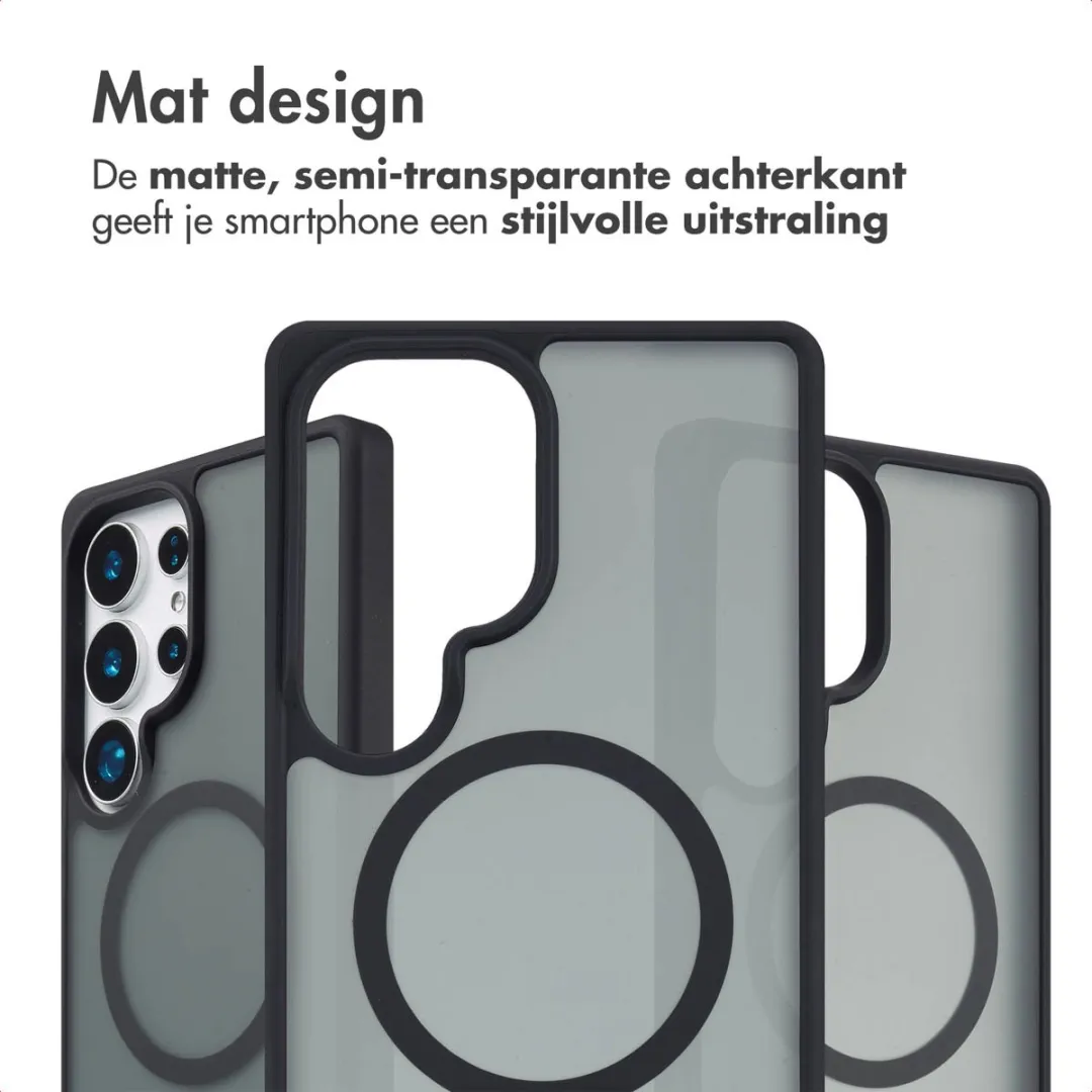 Imoshion Galaxy S25 Ultra Hoesje Zwart - MagSafe