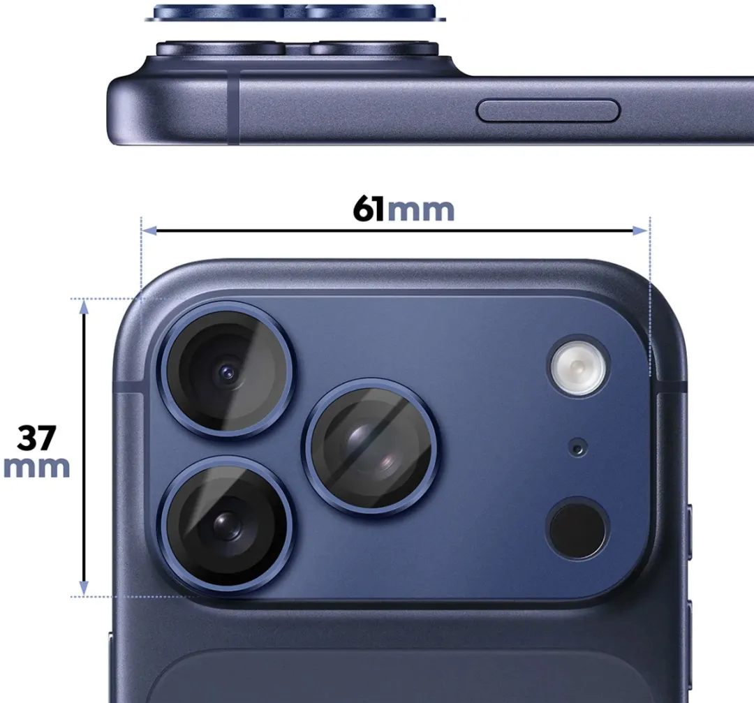 PanzerGlass FENDER PG94000 Camera Protector iPhone 17 Pro Max - Deep Blue