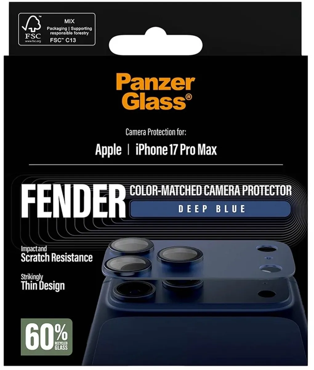 PanzerGlass FENDER PG94000 Camera Protector iPhone 17 Pro Max - Deep Blue