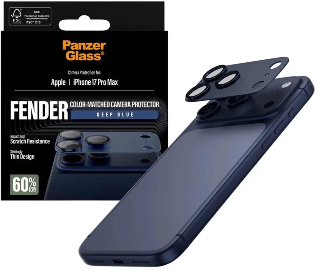 PanzerGlass FENDER PG94000 Camera Protector iPhone 17 Pro Max - Deep Blue