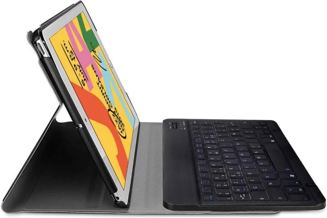 Just in Case Cazy Tablet Hoes met Toetsenbord 10.2" - AZERTY - Zwart