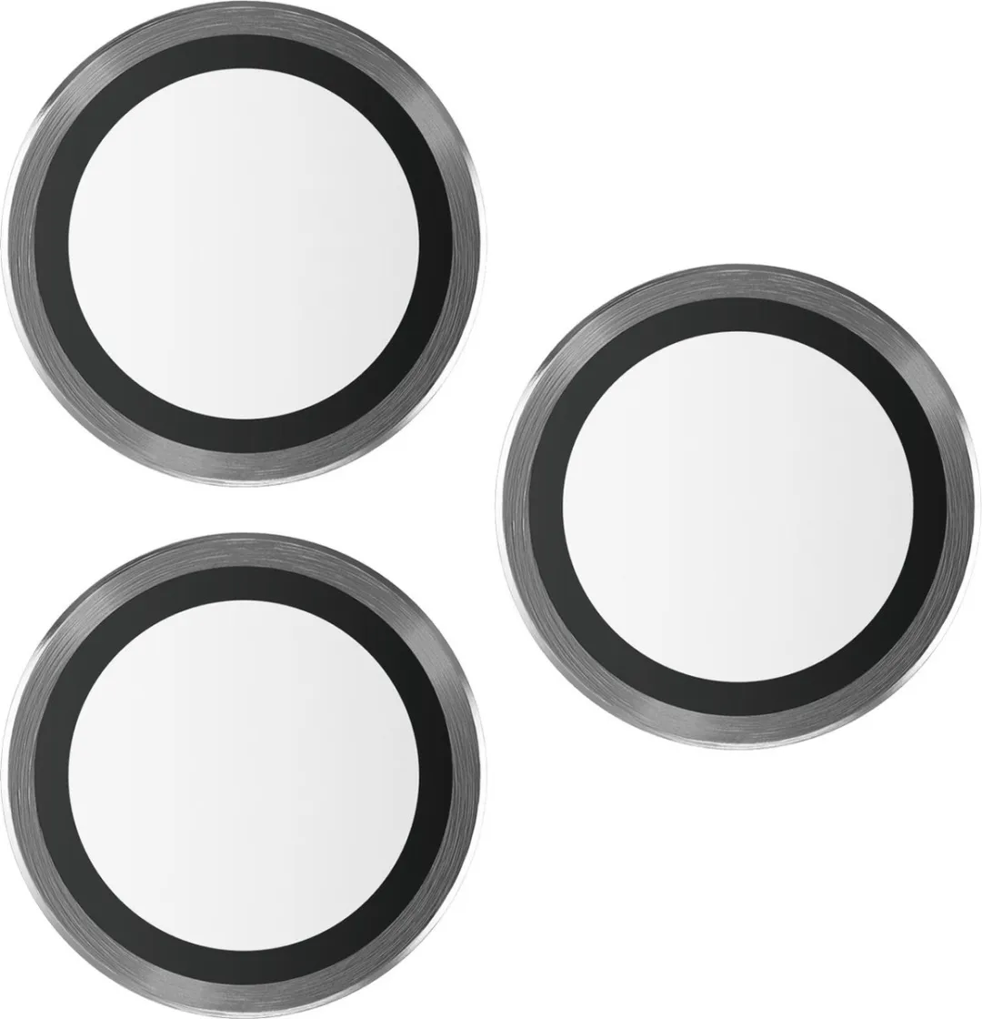 PanzerGlass Screenprotector geschikt voor Apple iPhone 14 Pro Max Glazen | PanzerGlass Hoops Camera Lens Protector - Case Friendly