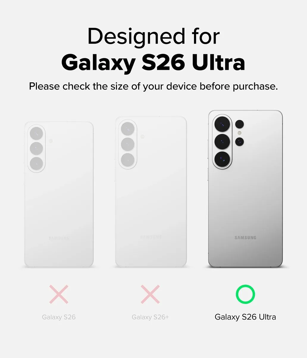 Ringke Fusion Card Hoesje Samsung Galaxy S26 Ultra - 3 Pasjes - Transparant