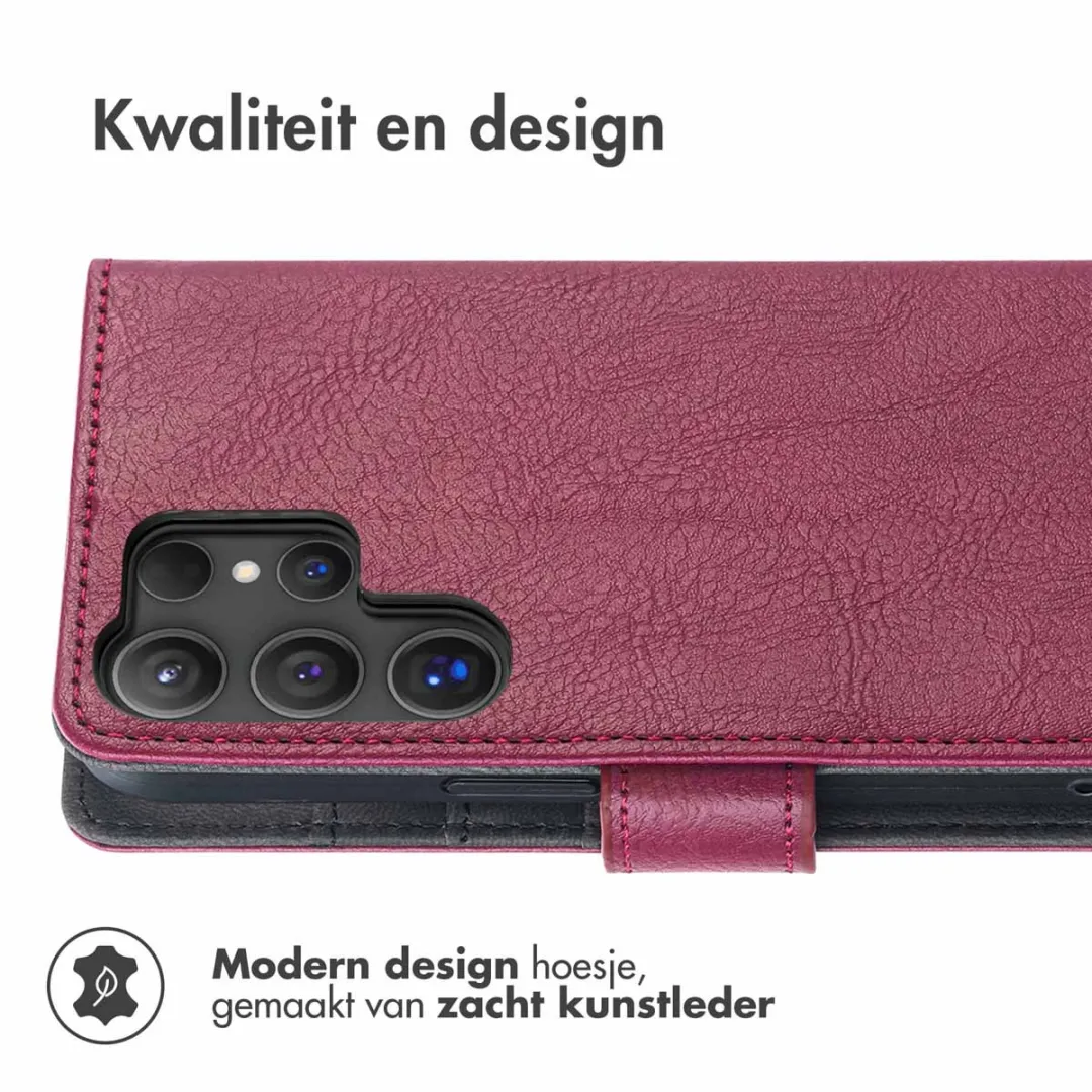 Imoshion Hoesje Samsung Galaxy S25 Ultra - 3 Pasjes - Bordeaux