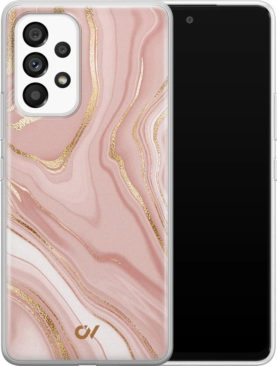 Casevibes Hoesje Samsung Galaxy A53 Rose Marble - S/A53/UV/014