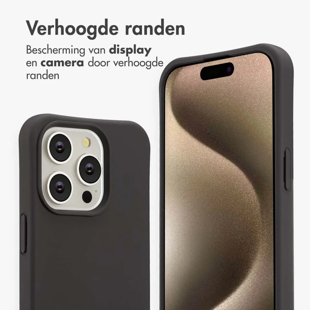 Imoshion Hoesje iPhone 15 Pro - Color Backcover MagSafe - Bruin