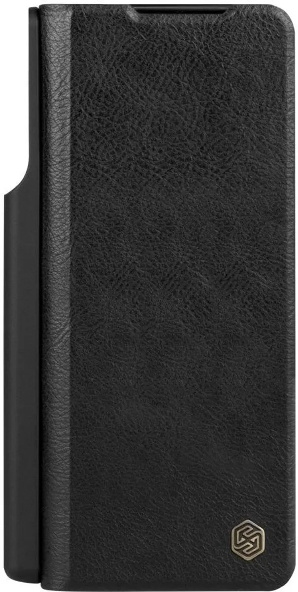 Nillkin Qin Pro Hoesje Samsung Galaxy Z Fold 4 - Zwart