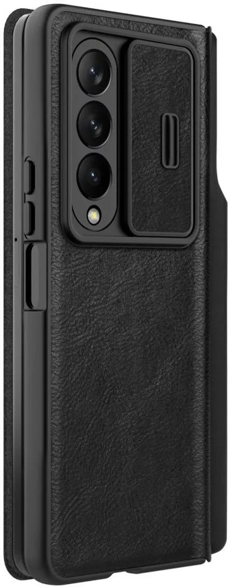 Nillkin Qin Pro Hoesje Samsung Galaxy Z Fold 4 - Zwart