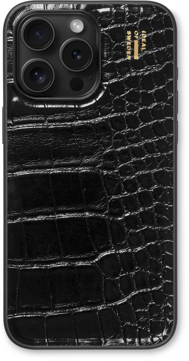 iDeal of Sweden iPhone 15 Pro Max Vegan Leather Hoesje - IDVLCMS-I2367P-334 - Zwart