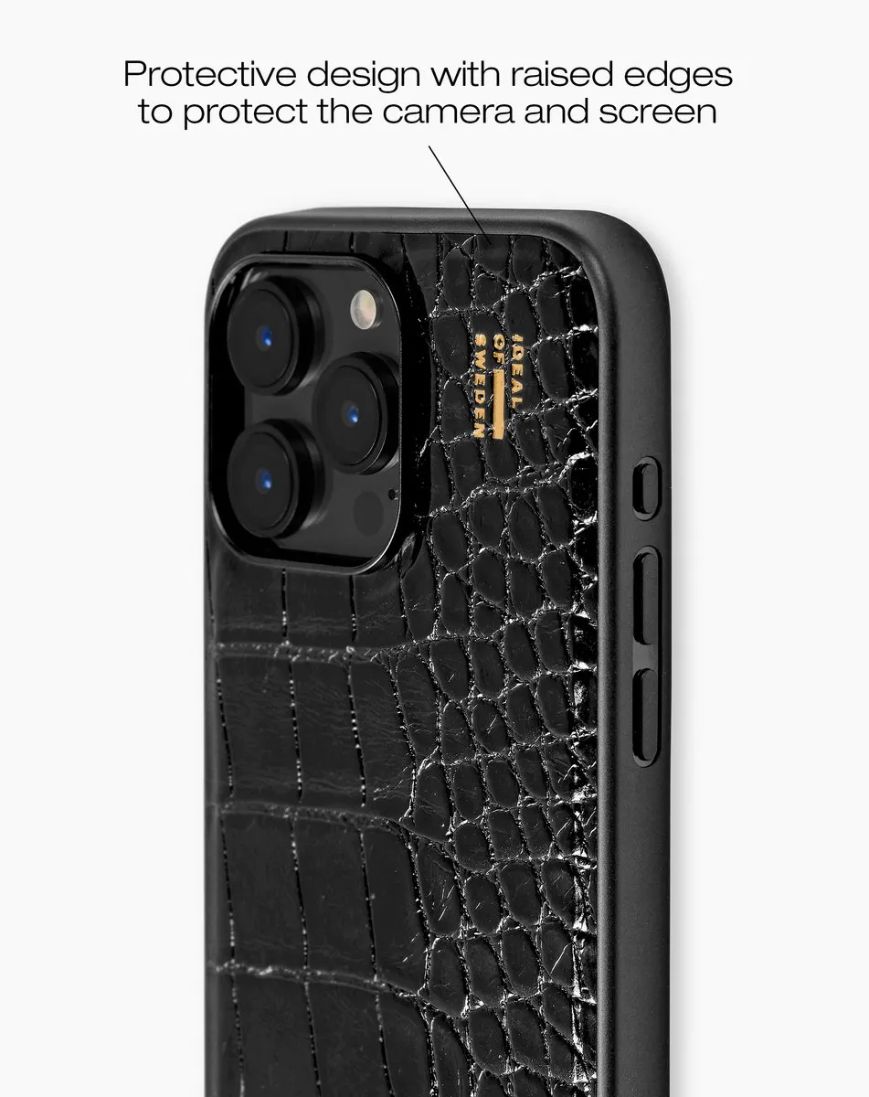 iDeal of Sweden iPhone 15 Pro Max Vegan Leather Hoesje - IDVLCMS-I2367P-334 - Zwart