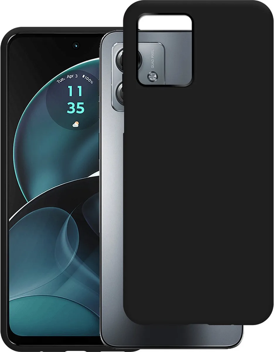 Just in Case Cazy Siliconen Hoesje Motorola Moto G14 - Zwart