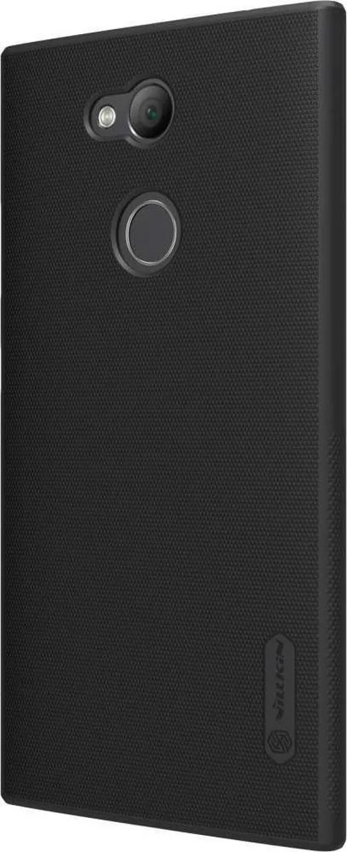 Nillkin Super Frosted Shield Backcover Sony Xperia L2 - Zwart - afbeelding 4 van 6