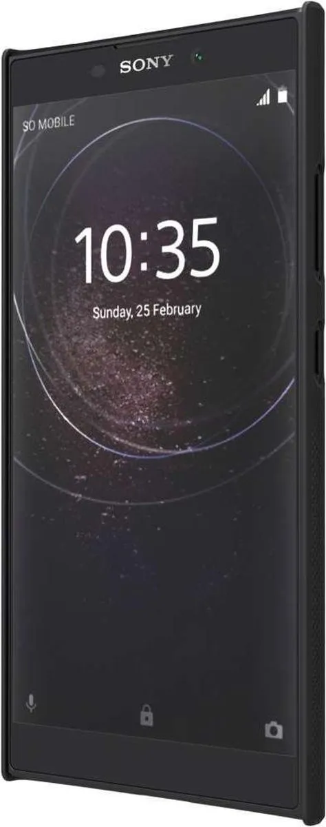 Nillkin Super Frosted Shield Backcover Sony Xperia L2 - Zwart - afbeelding 3 van 6