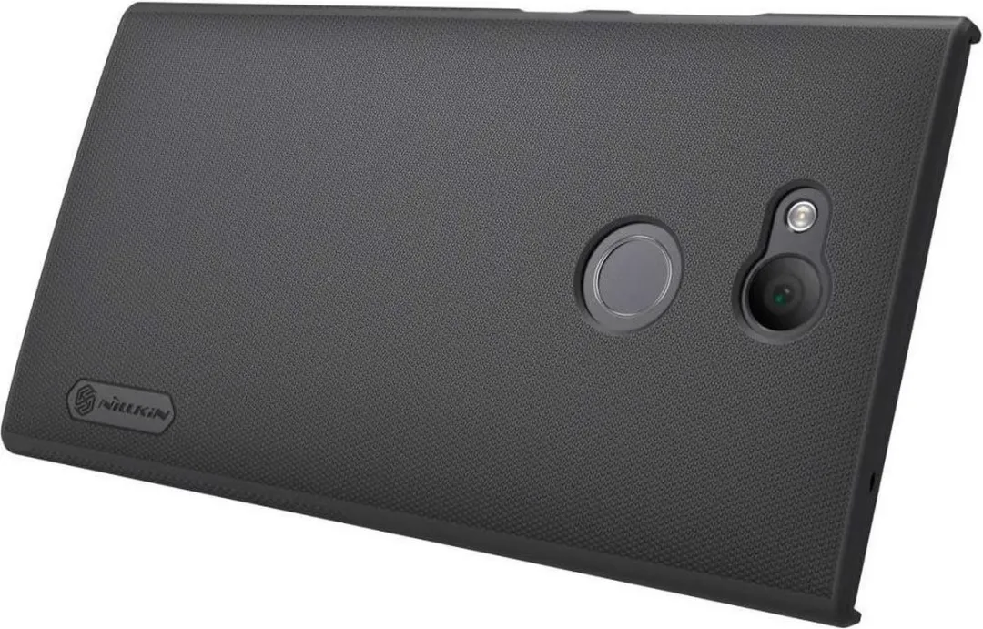 Nillkin Super Frosted Shield Backcover Sony Xperia L2 - Zwart - afbeelding 5 van 6