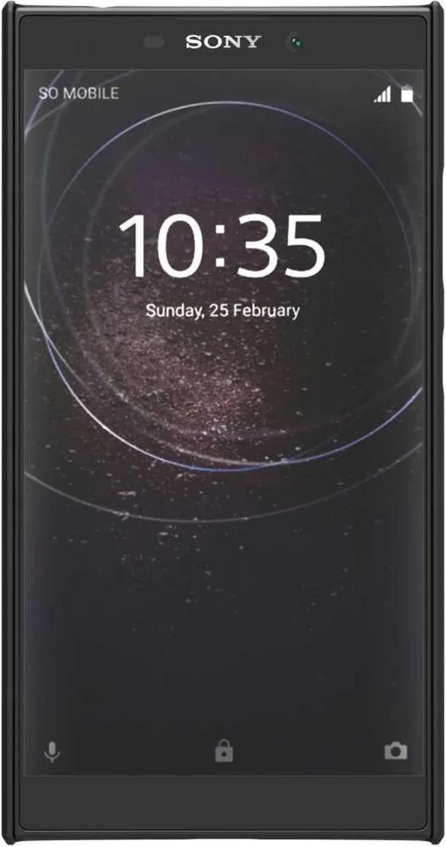 Nillkin Super Frosted Shield Backcover Sony Xperia L2 - Zwart - afbeelding 2 van 6