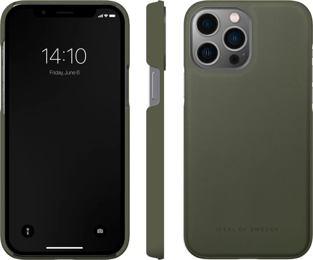 iDeal of Sweden Atelier Case iPhone 13 Pro Max - Intense Khaki - afbeelding 5 van 6