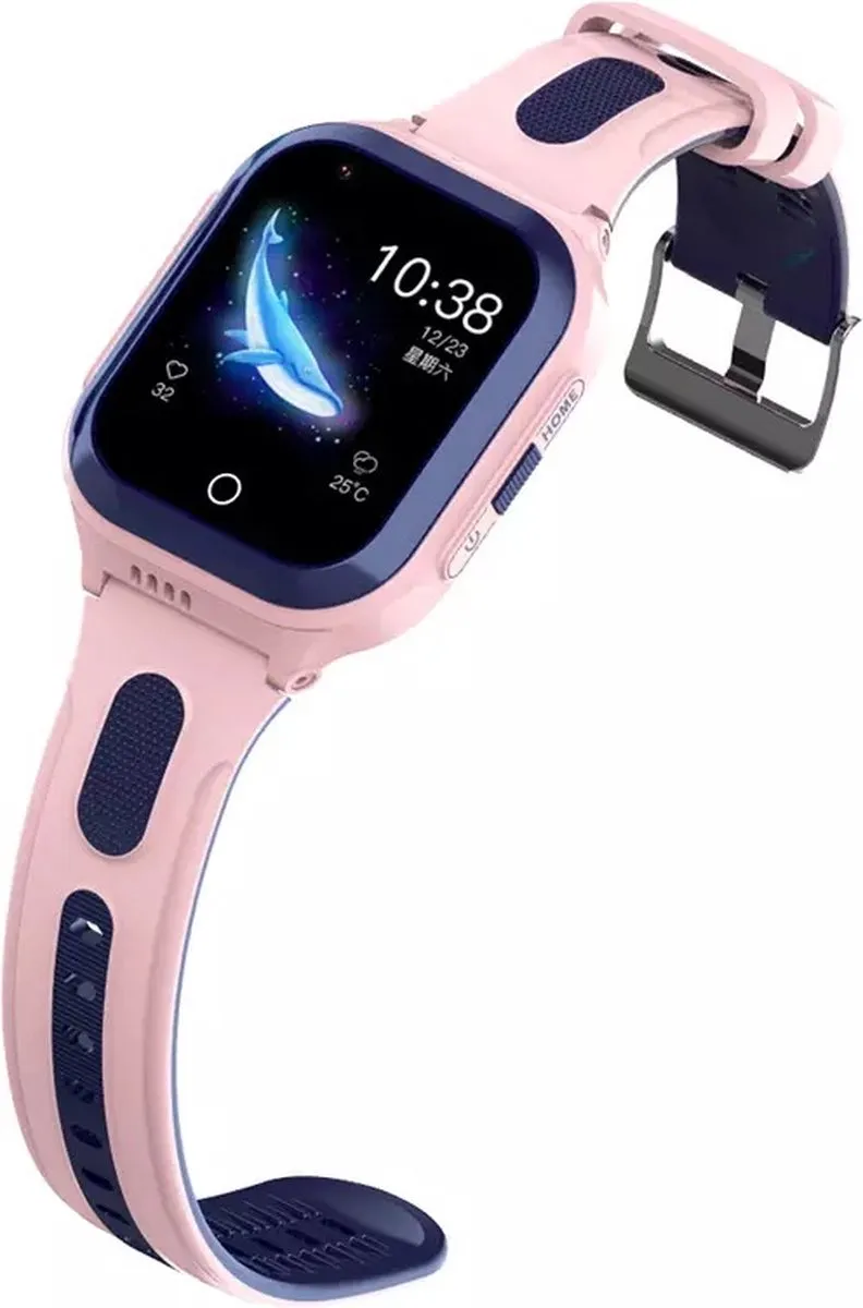 GPSHorlogeKids OMNI GPS Horloge Kind - 4G Videobellen - 600mAh - Roze